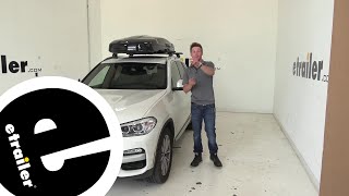 etrailer | Thule Vector Alpine Rooftop Cargo Box Review - 2019 BMW X3