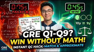 Why You’re Failing the First 9 Questions of GRE Math