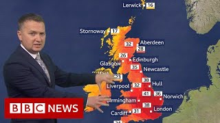 UK weather forecasters report ‘unprecedented trolling’ during heatwave - BBC News