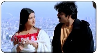 Nagarjuna & Soniali Bendre At Eiffel Tower Love Scene || Manmadhudu Movie