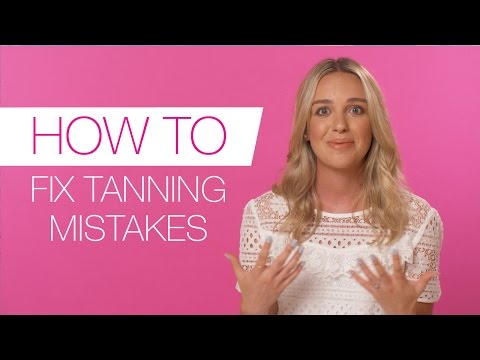 How-to fix fake tan mistakes | Tanning tutorial How-to fix fake tan mistakes | Tanning tutorial