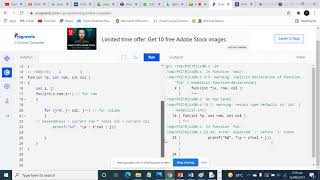 Data Structures and Algorithms: Passing 2D Array to a function (pointer to integer part 1) #12
