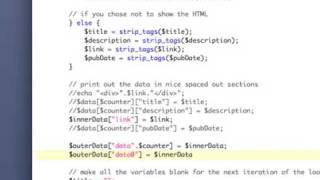 Parse ANY RSS feed to be used in any way you want, php or ajax part 2