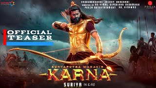 SURYAPUTRA MAHAVIR KARNA - Official Teaser | Suriya | RS Vimal | Disha Patani | Karna Trailer