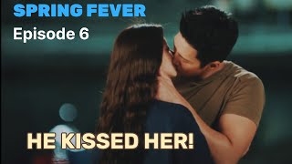 Spring Fever Episode 6 Kiss Scene 😳 Ahn Bo Hyun × Lee Joo Bin First Kiss #springfever #kdrama