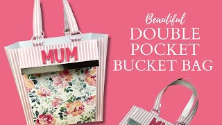 Gorgeous Double Pocket Bucket Gift Bag