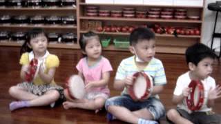 愛迪兒幼稚園  海豚班  音樂課~樂器演奏