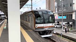 東京メトロ10000系10107F有楽町線直通各駅停車新木場行き小手指駅(SI-19)発車 Local Train Bound For Shin-kiba(Y-24)