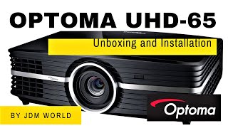 The best home projector for the money. Optoma UHD-65 4K Projector.