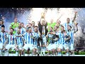 Argentina and Lionel Messi are crowned World Cup champions