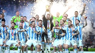 Argentina and Lionel Messi are crowned World Cup champions