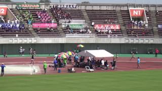 2016日本ｲﾝｶﾚ女子200m予選4組 藤森安奈24.27(+1.0) Anna FUJIMORI1st 中村水月24.46川村知巳24.76小山晶