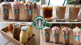 مشروبات القهوة الباردة في البيت !Making Starbucks Drinks At Home 🥤| But Better