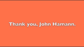 John Hamann - Retirement Video