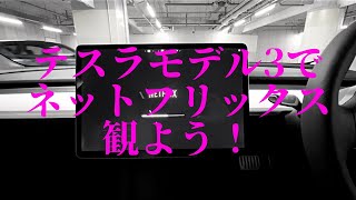 テスラ　モデル3上海モデル　YouTubeとネットフリックスで待ち時間ノーストレス！50代テスラオーナーVlog