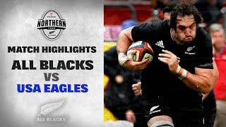 HIGHLIGHTS | All Blacks v USA Eagles (1874 Cup)