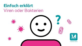 Viren oder Bakterien einfach erklärt – ein Erklärvideo von 1 A Pharma