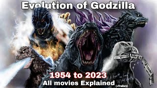 Evolution of Godzilla Movies 1954-2023