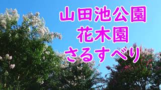 山田池公園花木園サルスベリ2021枚方市大阪府