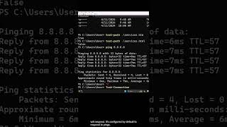 Powershell Command: "Test-connection"