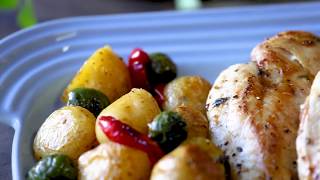 Fresh Fast Mediterranean Chicken Bake