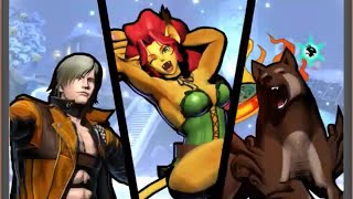 Ultimate Marvel vs Capcom 3: Felicia, Dante, and Amaterasu arcade playthrough