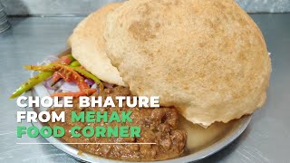 Chole Bhature From Mehak Food Corner | So Delhi