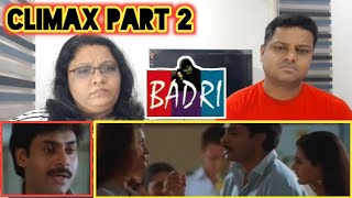Badri Beautiful Emotional Climax Scene | Pawan Kalyan,Prakash Raj | Badri movie scenes | Reaction