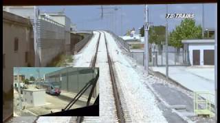 Foggia-Lucera-Foggia in cabina di guida dell’ETR 330-001, parte 1/3