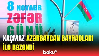 Zəfər Günü Xaçmazda təntənə ilə qeyd olundu | RİH başçısı şəhid ailələri ilə görüşdü