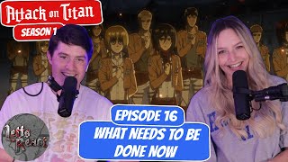 WE'RE GOING OUTSIDE WALL ROSE! | Attack on Titan Reaction | Chapter 16 \