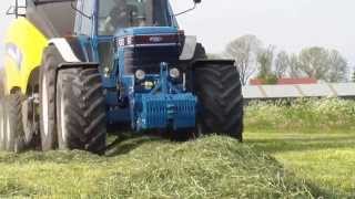 Ford 8830 + New Holland BB1290 Cropcutter.