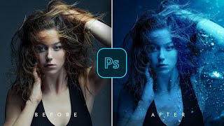 Photoshop Tutorial | Underwater Effect in Photoshop | Photo Manipulation Effects | Go Graphics