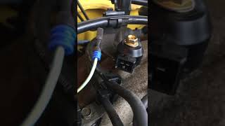 Knock sensor relocation Nissan Xterra