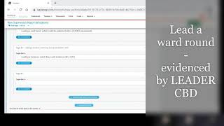 RCPCH ePortfolio - Personal Development Plan example for middle grades