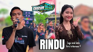 RINDU - Lagunya bikin yang LDR Baper berat || Cover Ojan suling DISYA MUSIK