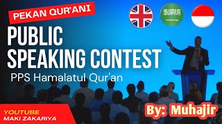 PSC || Public Speaking Contest (Arabic) By : Muhajir