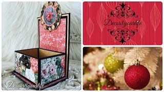 🌺MemoryDex Card Storage Idea🌺 Graphic 45 Altered ATC Book Box