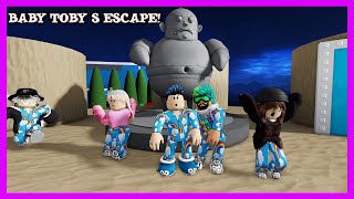 TOMBUL TAŞ BEBEK TOBY PEŞİMİZDE !!! | ROBLOX BABY TOBY ' S ESCAPE