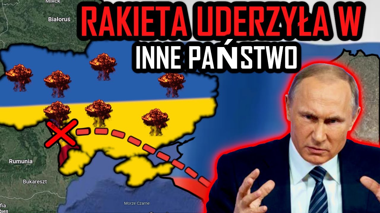 ZMASOWANY ATAK RAKIETOWY NA UKRAINĘ - Rosyjska Rakieta Spadła Na ...