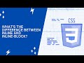 What's the difference between inline and inline-block?