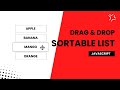 Creating a Drag and Drop Sortable List in JavaScript - No Library Needed!