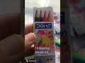 unboxing doms colour kit 20 rs