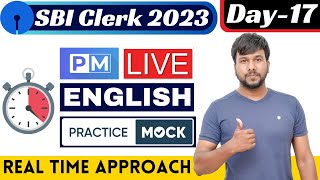 SBI Clerk Prelims 2023 | English Preparation | PracticeMock live English Test | Varun Sir english
