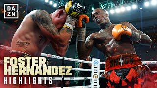FINAL ROUND FINISH | O'Shaquie Foster vs. Eduardo Hernandez Fight Highlights