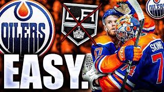THE EDMONTON OILERS ELIMINATE THE LA KINGS… AND THEY MADE IT LOOK EASY