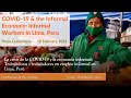 COVID-19 Crisis & the Informal Economy: Impact on Workers in Lima, Peru