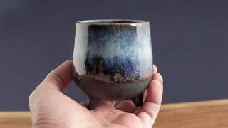 How I Make Tripod Pottery Cups (Handmade - Entire Process)