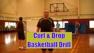 Curl \u0026 Drop Basketball Shooting Drill 🏀 2 person training