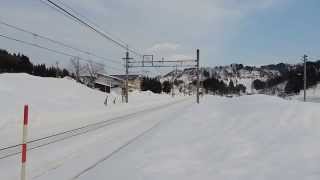 特急はくたか　まつだい駅通過Ⅱ